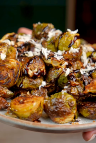 A close up of some food on a plate