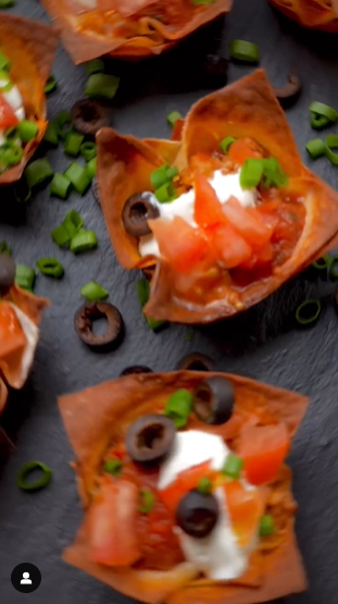 A close up of some food on a table